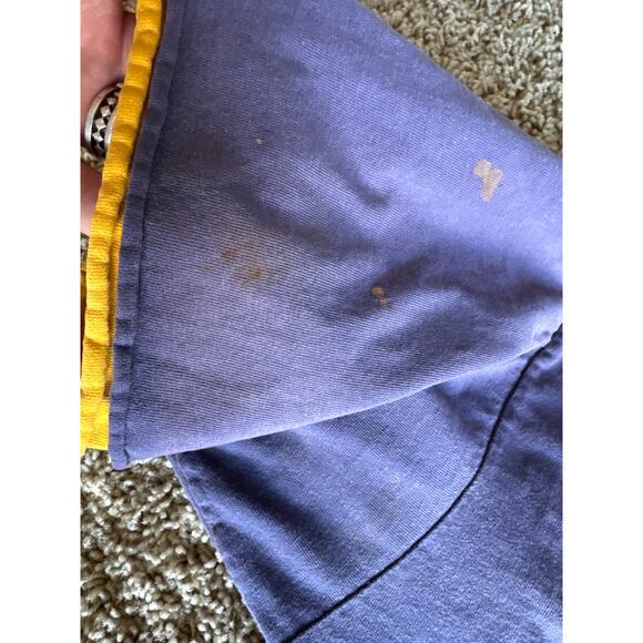 VTG ‘92 Notre Dame Fighting Irish Team Edition Thrashed Faded Blue XL Dbl Sleeve - Picture 4 of 10